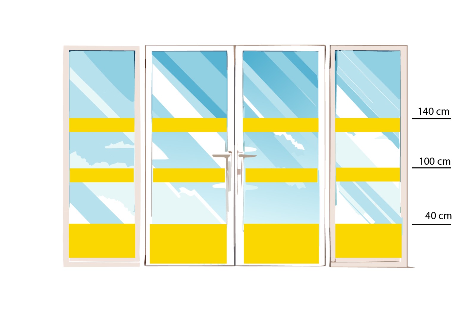 grafika z oznaczonym wejściem